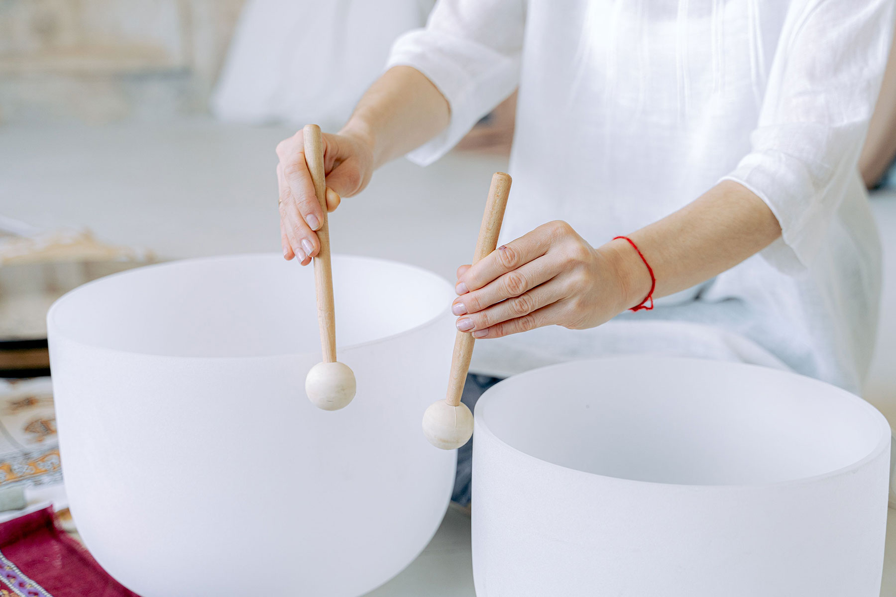 crystal singing bowls