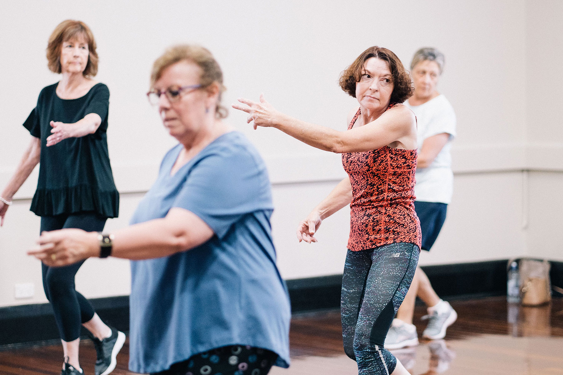 seniors exercising