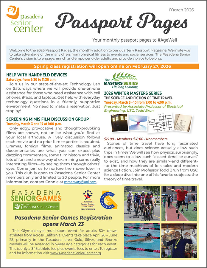 March 2026 Passport Pages