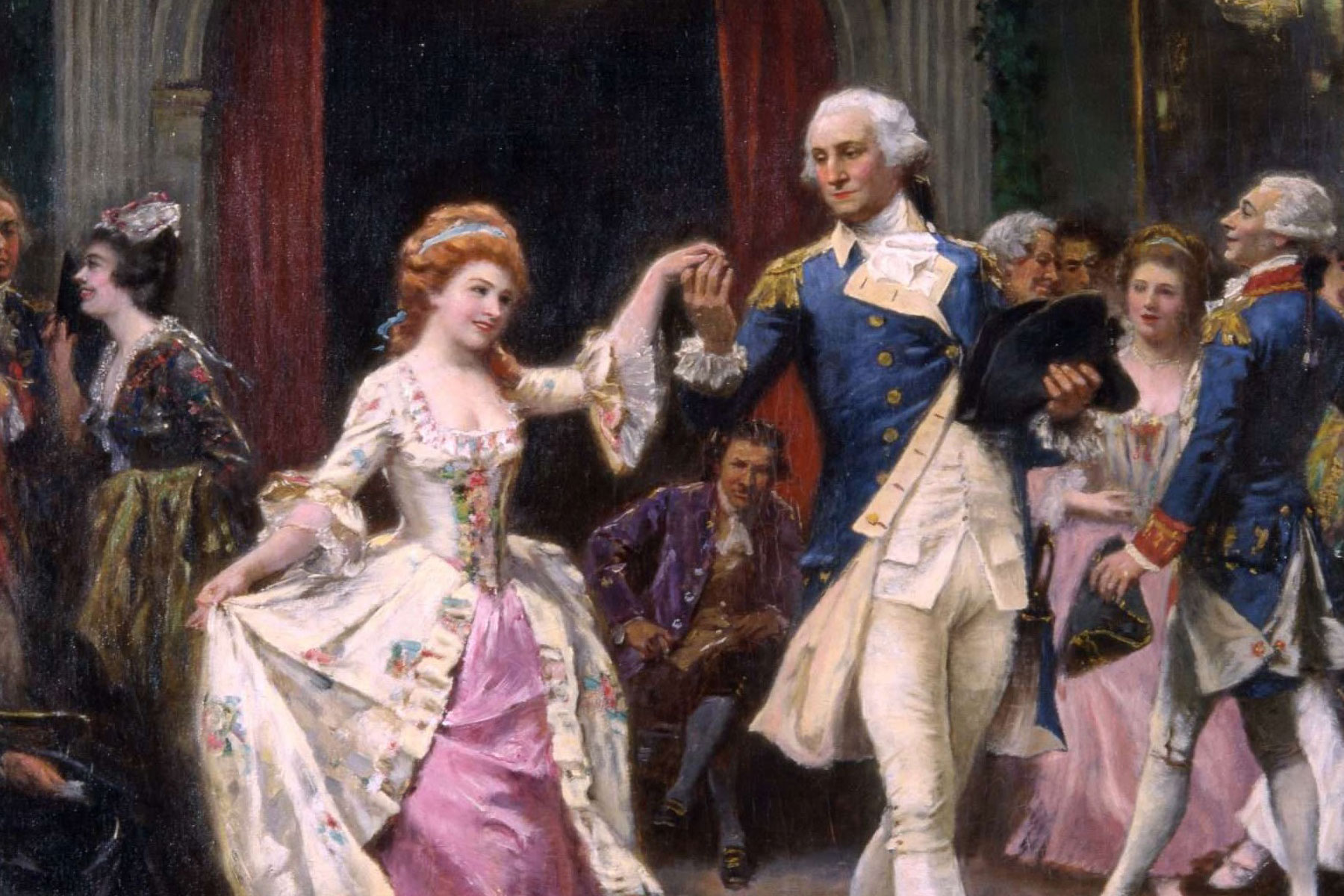 George Washington dacing painting