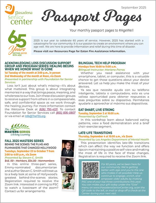 August 2025 Passport Pages